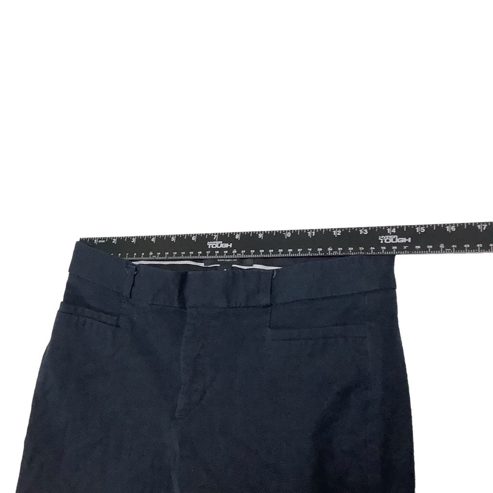 Banana Republic Factory Pant Sz 4 Curvy Fit Sloan Cropped Slack True Navy Blue - Picture 4 of 8
